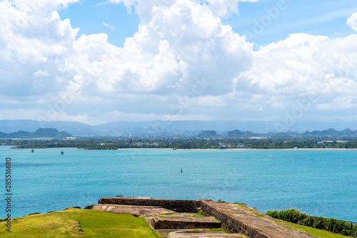 Ocean Horizon from Fort San Felipe Del Morro Puerto Rico.