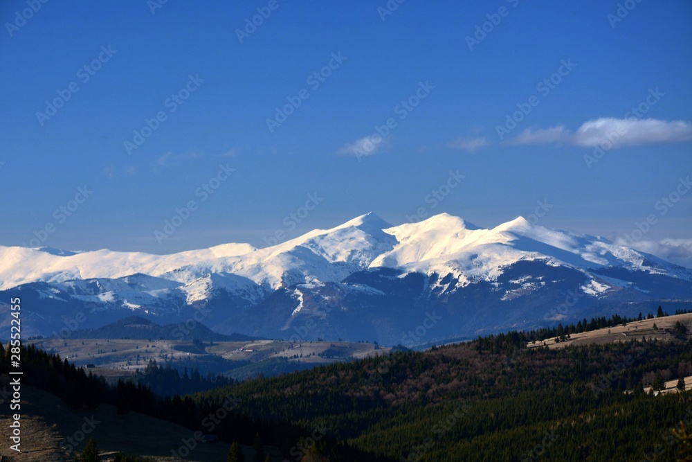 landscape in the Carpathian mountains landscape in the Carpathian mountains
