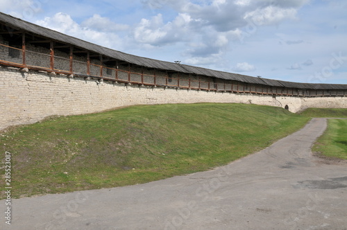 Churches of the Pskov School of Architecture fortress wall castle wall