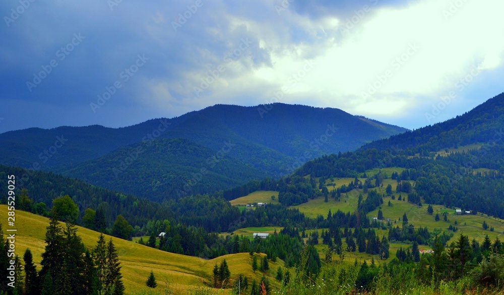 landscape in the Rodnei mountains