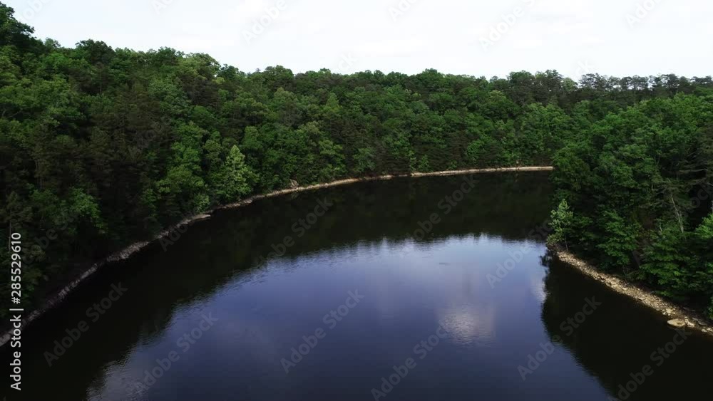 Pan right aerial, Laurel River Lake in Corbin Pan right aerial, Laurel River Lake in Corbin
