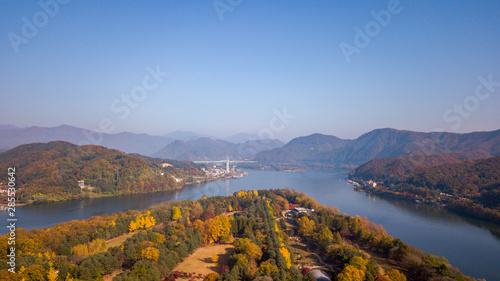  Autumn of Nami island,Seoul Korea