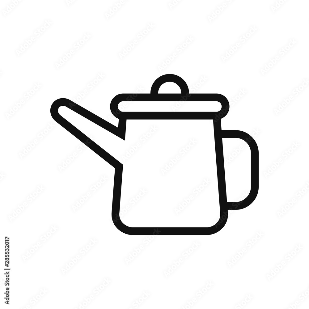 Watering can vector icon in modern design style for web site and mobile app Watering can vector icon in modern design style for web site and mobile app