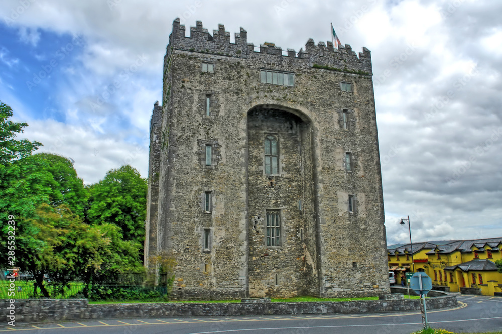Bunratty Castle  - a large 15th-century tower house in County Clare, Ireland