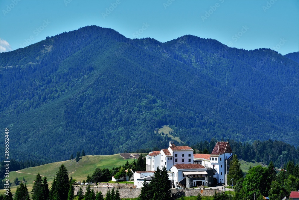 Dracula Castle from Tihuta Pass - Romania