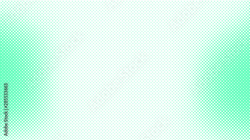 Light turquoise pop art background in retro comic style with halftone dots design isolated