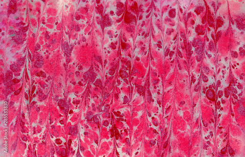 Red marble texture. Water m...