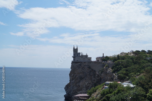castle on cliff