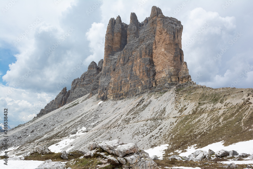Fototapeta premium Spectacular view on the Tre Cime mountains, Italy