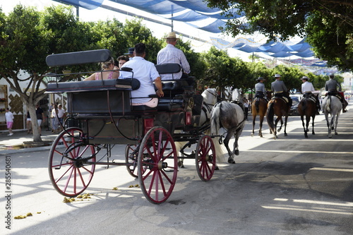 horse carriage concurso de enganches de carruajes de coches de caballos feria de malaga 2019