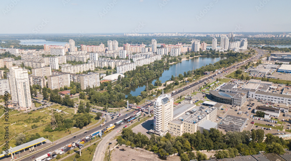 aerial photo of Kyiv