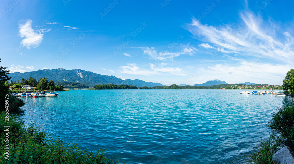 Obraz premium Faaker See in Kärnten, Carinthia, Austria