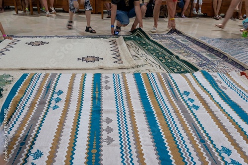 Carpets in Kairouan Tunisia, Africa