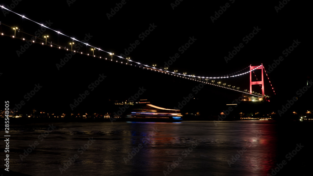 Fototapeta premium Fatih Sultan Mehmet Bridge-İstanbul