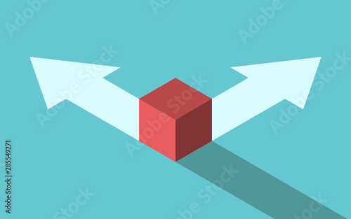 Isometric cube, two options