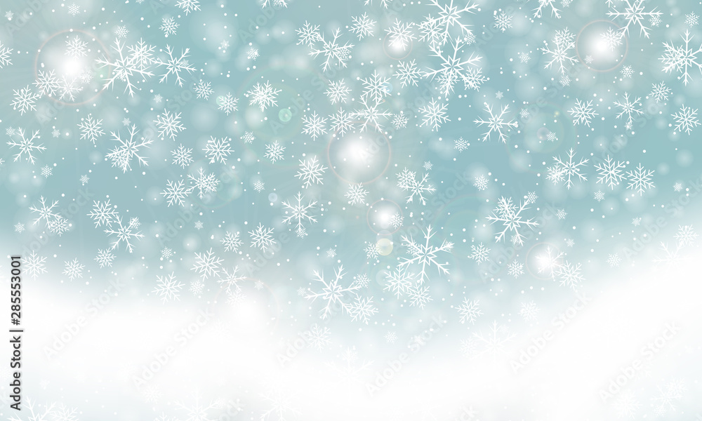 Falling snow background. Vector illustration Falling snow background. Vector illustration