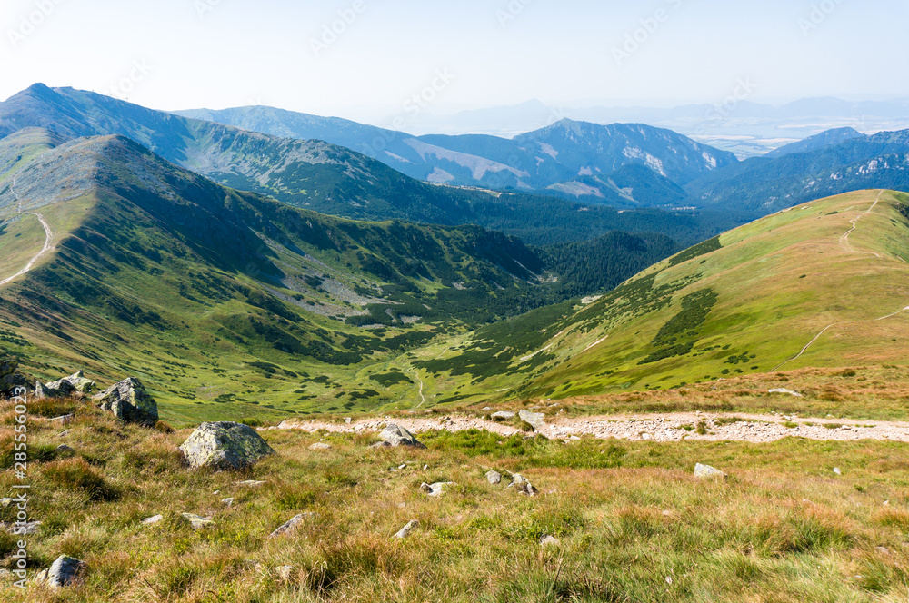 Rodge path on the Low Tatras mountain, Slovakia