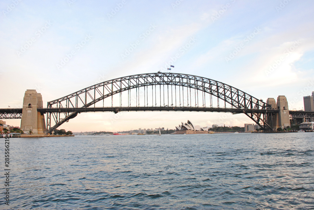 sunset Bridge view sunset Bridge view