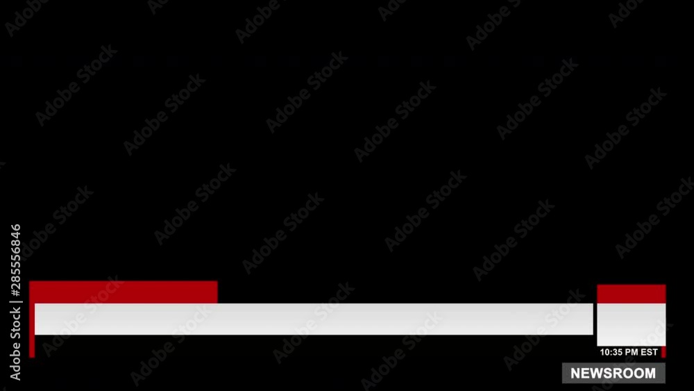 Cable News Lower Third Chyron Transparent Background Cable News Lower Third Chyron Transparent Background