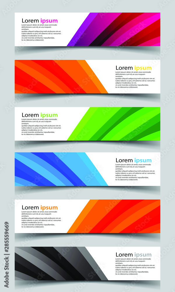 Fototapeta premium Vector abstract banner design background