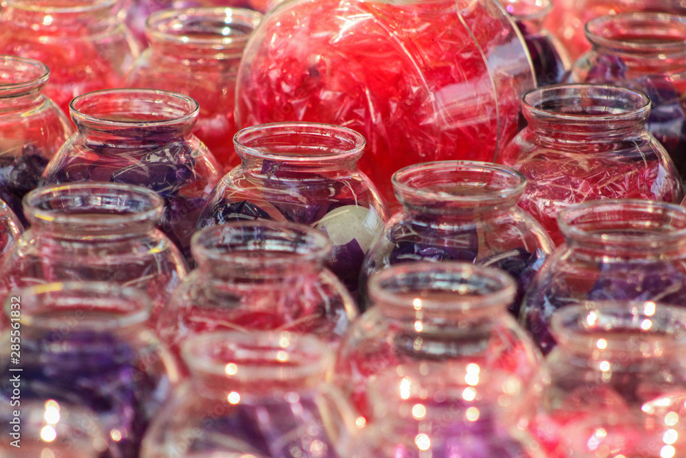 Fish bowls from a carnival game Fish bowls from a carnival game