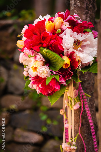 Wallpaper Mural Colorful floral flower bouquet. Torontodigital.ca