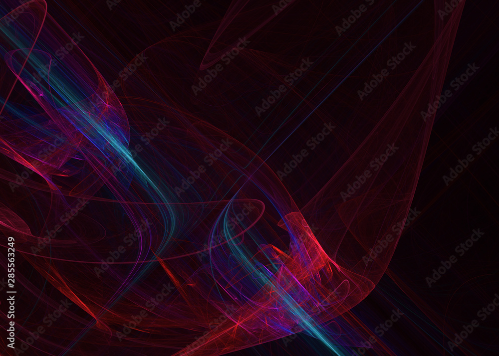 3D rendering abstract fractal light background. 3D rendering abstract fractal light background.