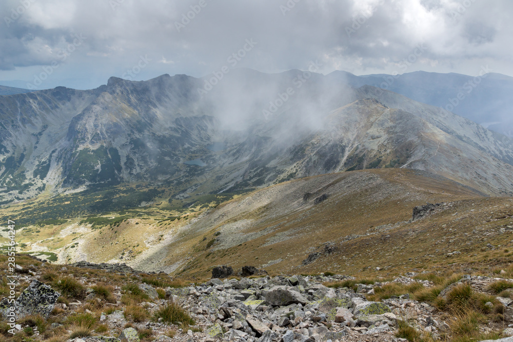 Landscape from Musala peak, Rila mountain, Bulgaria Landscape from Musala peak, Rila mountain, Bulgaria