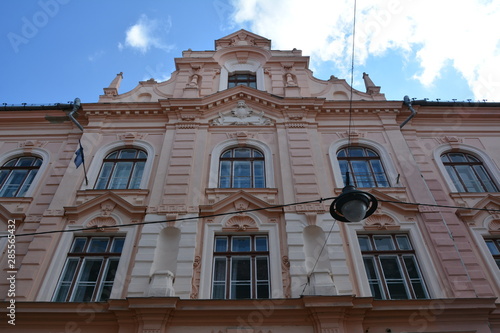 facade of an old building