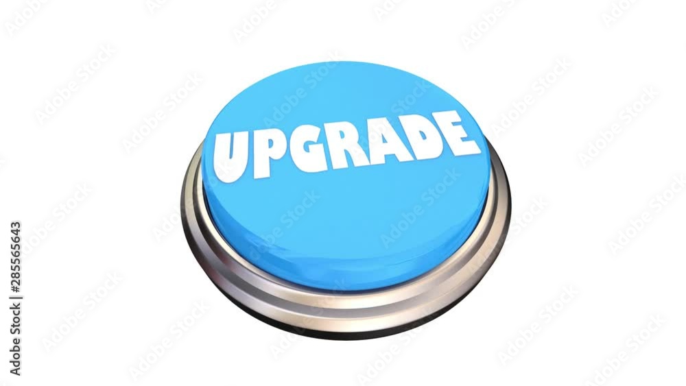 Upgrade Update Improve Button Word 3d Animation Upgrade Update Improve Button Word 3d Animation
