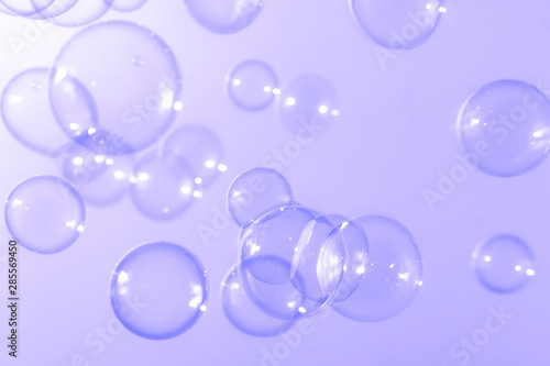 purple soap bubbles background