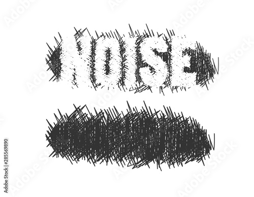 Nervous scribble and Noisy text