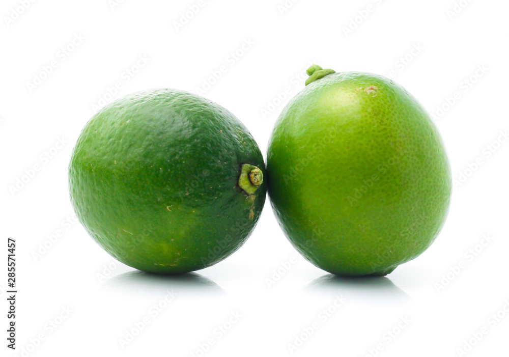 Lime isolated on white background Lime isolated on white background