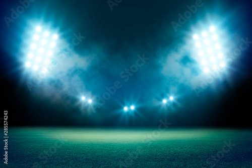 stadium in lights 3D rendering. © Kalawin