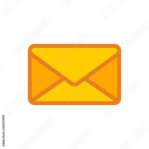 Illustrated icons for mail, envelope, letter