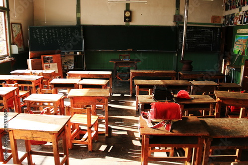 遠山郷　旧木沢小学校の風景 photo