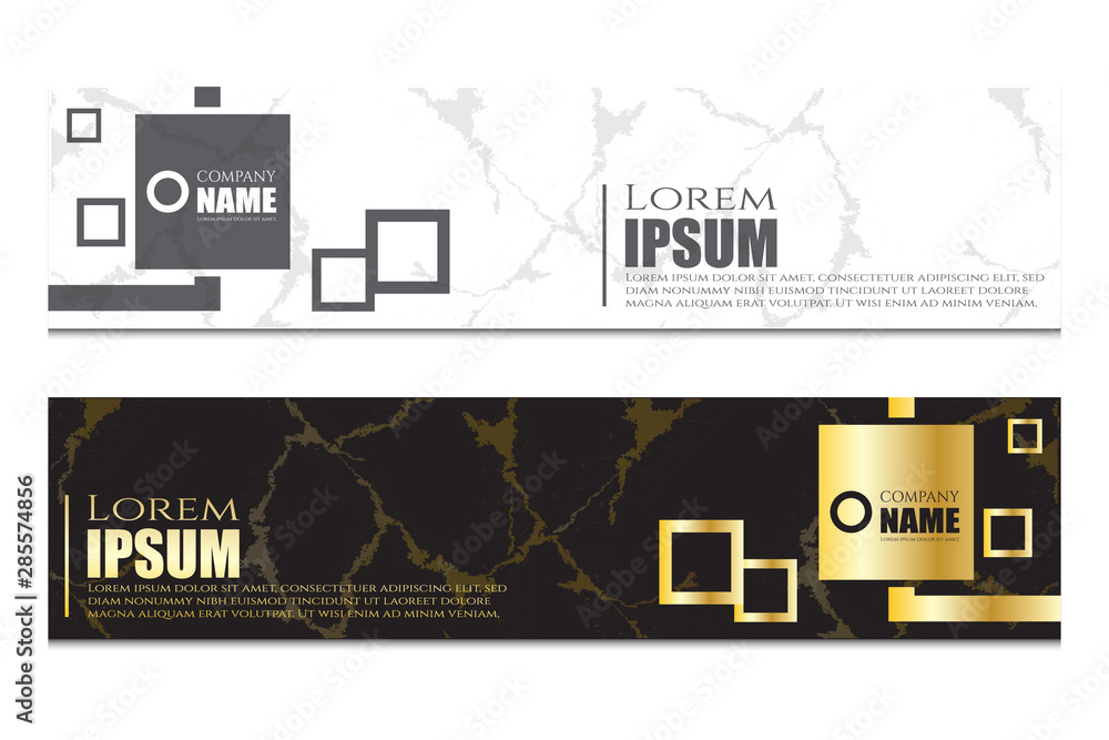 collection of modern abstract banners with luxurious marble textures. design templates for web, landing pages, backgrounds, vector elements