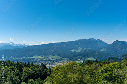 Dobratsch Villacher Alpe mountain in Kärnten, Carinthia, Austria.