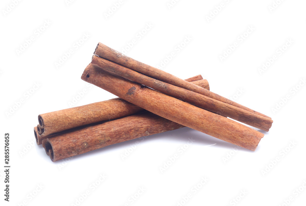 cinnamon isolated on white background cinnamon isolated on white background