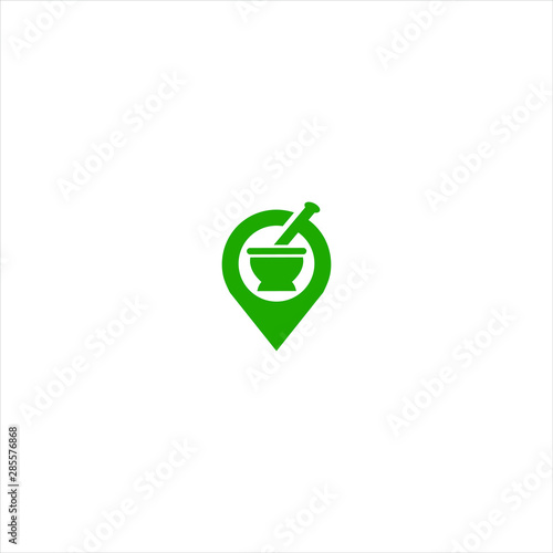 local pharmaceutical  logo design simple