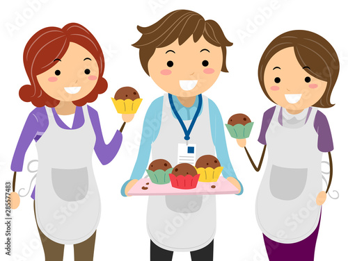 Parent Teacher Bake Sale Il...