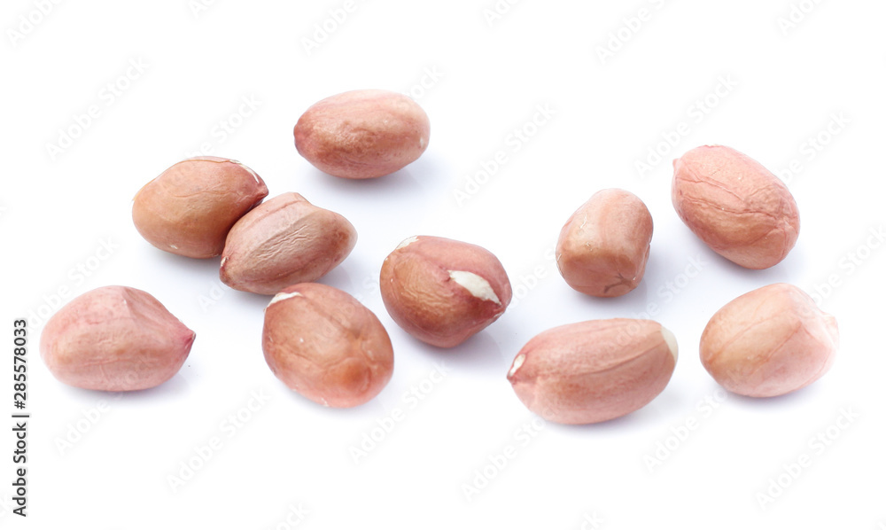 peanuts isolated on white background peanuts isolated on white background