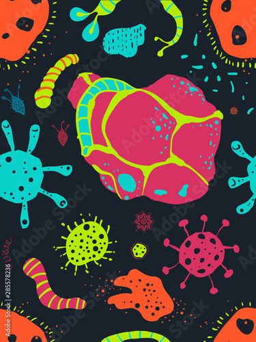 Micro Abstract World Seamle...