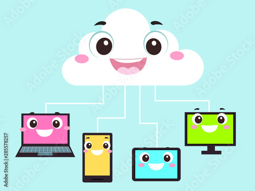 Mascot Cloud Hosting Gadget...