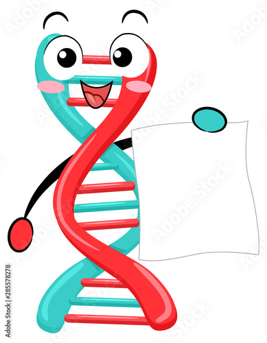 Mascot DNA Test Result Paper Illustration