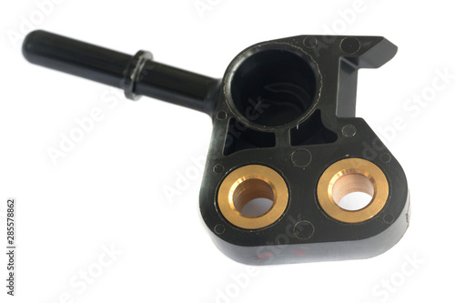 Injector assy fuel for spare parts of Motorcycle on white background