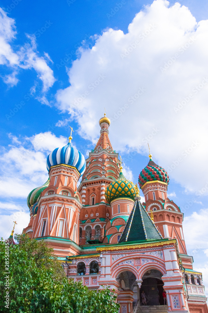 Saint Basil's Cathedral in red square