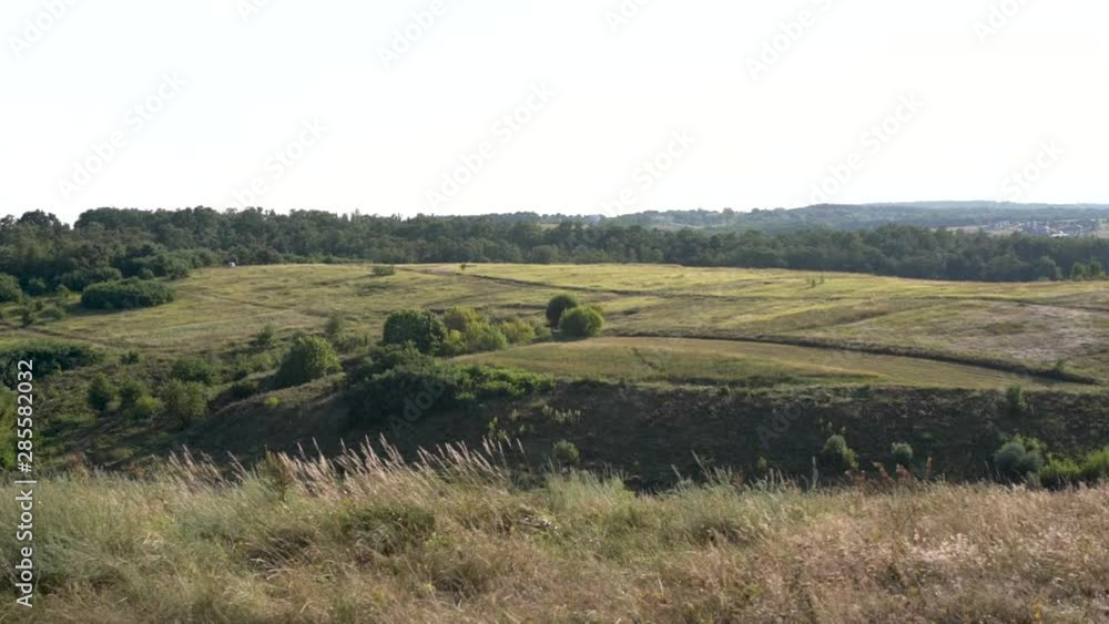 Landscape of a field, handheld panoramic Landscape of a field, handheld panoramic