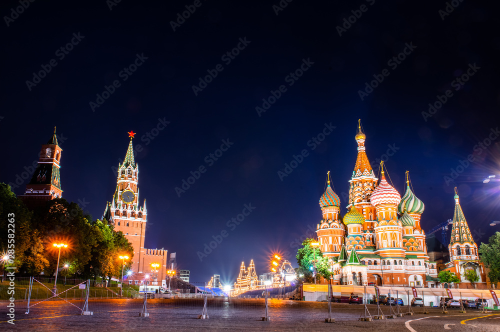 Saint Basil's Cathedral in red square Saint Basil's Cathedral in red square