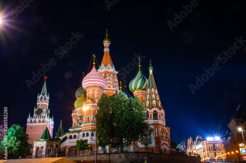 Saint Basil's Cathedral in red square